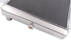 4 Rows Aluminum Radiator Shroud 14″ Fan 1962-67 Chevy II Nova Sedan Wagon L6 V8