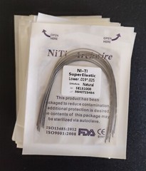 10pcs/Pack Dental Orthodontic Super Elastic Niti Arch Wire Rectangular Nature