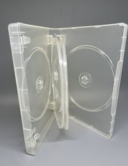 2 PCS TOP QUALITY 27MM MULTI 6 DISC DVD CASE, BOOKLET CLIP, SUPER CLEAR, BQJ6