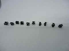 10 Pcs Pack Lot 6x6x4.3mm Momentary Push Micro Button Tactile Switch DIP 4 Pins