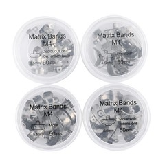 50Pcs Dental Matrix Bands Palodent V3 Style Sectional Contoured Matrices 16 Size