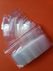 Clear Reclosable Mini Zip Seal Plastic Bags 2Mil Small 1.5″x1.5″ Top Lock Baggie