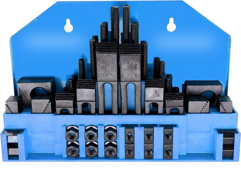 HFS 58pc 5/8″ Slot 1/2″-13 Stud Hold Down Clamp Clamping Set Kit Bridgeport Mill
