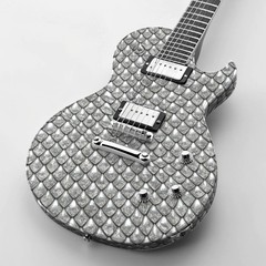 Silver Dragon Scales – 16″ x 48″ Hydrographic Film Hydro Dipping