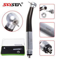 SKYSEA Dental High Speed Push Button Turbine Handpiece 4spray Large Torque 4H MD