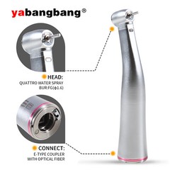 Dental 1:5 Increasing Handpiece Contra Angle LED Fit KAVO NSK Electric Motor CE