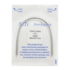 100PCS Dental Orthodontic Arch Wire Niti Natural Form Round Rectangular 16×22 14