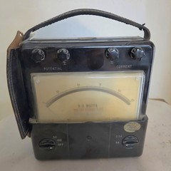 Vintage -General Electric Single Phase Watt Meter, Type AP-12