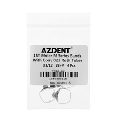 Dental Orthodontic Buccal Tube Bands Roth 022 Convertible U/3 L/2 For 1st Molar