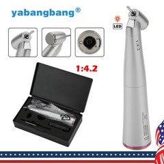 Surgical 1:5 1:4.2 Increasing Electric LED Contra Angle Handpiece USA Dental