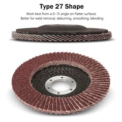 20x Flap Disc 4.5″ 4-1/2 40 60 80 120 Grit Angle Grinder Sanding Grinding Wheels