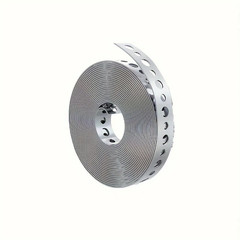 1pc Galvanized Steel Perforated Metal Tape Multi-Slot Pipe Support – NEW