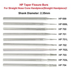 Wave Dental Carbide Burs 44.5mm 698 699 701 702L HP Long Straight Handpiece Bur