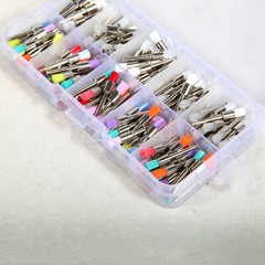 200Pcs Dental Nylon Materials Closure Flat Polishing Prophylaxis Brushes