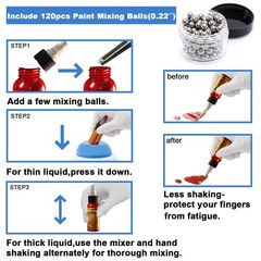 Compact Touch Mixer for Acrylic Paints and Lab Applications with Anti-Slip Base