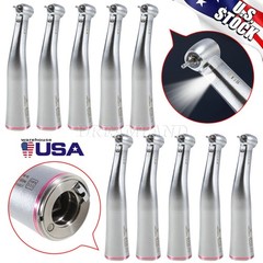 Dental LED Fiber Optic Handpiece 1:5 Contra Angle/Cartridge Rotor Standard Head