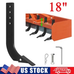 1PCS 18” Box Blade Shank Steel Scarifier Shanks Teeth 4 Holes Box Scraper Shank