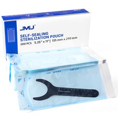 JMU Dental Medical Self Seal Pouch Bag Sterilization Pouches 5.25*11″ 2000 Count
