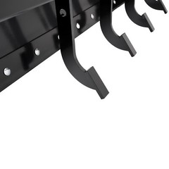 Powder Coated Steel 55″ Box Blade Scraper W/6 Scarifier Shank For Cat 0 Cat 1