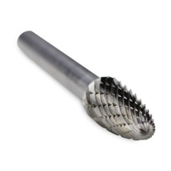 BHA 5 Piece Tungsten Carbide Burr Die Grinder Bits Set, Double Cut – 1/4” Shank