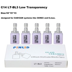 US C14 HT/LT Glass Ceramic Blocks Lithium Disilicate CAD/CAM Cerec Block 5Pcs