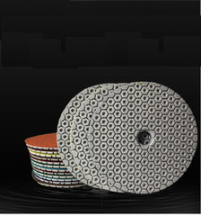 7″ Diamond Polishing Pad 73 (Grit 50 100 200 400 800) Granite Concrete Ceramic