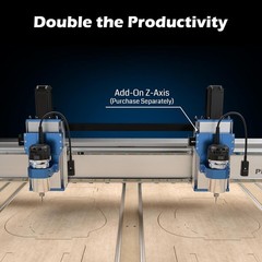 Genmitsu PROVerXL 4×4 CNC Router Machine, 4’x4′ Large CNC Kit, Support Dual Z-Ax