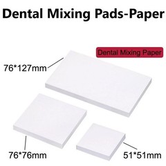Dental Disposable Mixing Pads Cement Powder Thickening Cementing Paper