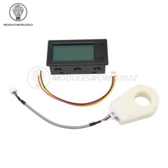 DC 300V 50/100/200/400A LCD Hall Coulomb Voltage Current Battery Power Meter
