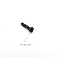 Black Small Self Tapping Screws Phillips Pan Head M1 M1.2 M1.4 M1.5 M1.6 M1.7 M2