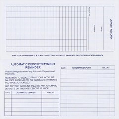 20 Pack Checkbook Register, Check Registers for Personal, Blank Ledger Transacti