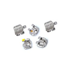5×Dental Orthodontic Ricketts Bracket Braces Roth 018 3-4-5 Hooks 20PCS/Kit