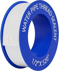 HeavyDuty PTFE Pipe Thread Sealant Tape 1/2 Inch 520 Inch Rolls 4 Pcs for Plumb