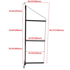4 Pack Black Cargo Shipping Container Shelving Shelf Brackets Universal Fitment