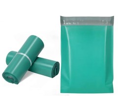 10×13 Poly Mailers Shipping Bags Envelopes Premium Bag – Teal and White