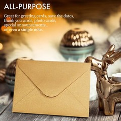 Gift Card Envelopes – 100-Count Mini Envelopes, Paper Business Card Envelopes