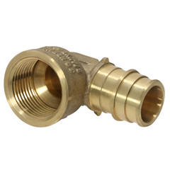 25 Pack XFITTING 3/4″ Pex A x 3/4″ Female NPT Elbow, F1960, Lead Free Brass