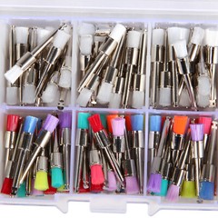 200 pcs Dental Teeth Prophy Brushes Polishing Tapered Latch Type Mixed 2.35mm