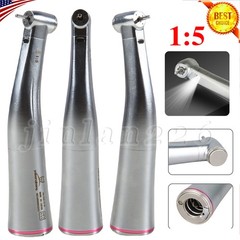NSK Ti-MAX X95L Style Dent 1:5 LED Fiber Optic Contra Angle Handpiece Red Ring