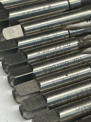 51 PCS H.w Co Tap Bit Flute Tapping Bits Press HS lot Tappers Tap As Listed