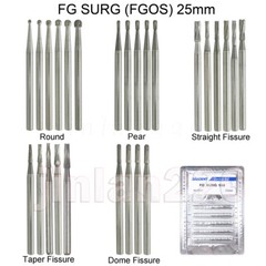 10-100Pcs Dental Carbide Burs for High Speed Handpiece Round Cone Bur Diamond FG