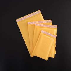 1Pc 4×8″ Self Seal Kraft Bubble Mailers Padded Envelopes Yellow Shipping Bags