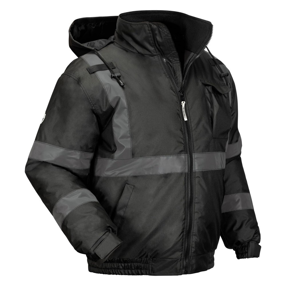 unisex adult Non-certified Hi-vis – Non Certified Hi Vis Bomber Jacket Quilte…