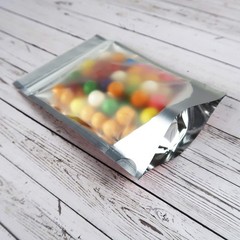 Qq Studio 100Pcs Matte Double-Sided Colored Stand-Up Bags 12X18Cm 4.7X7.1