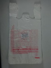 THANK YOU GRACIAS Carry-Out Plastic T-Shirt Bags Carry 11.5″ x 6.5″ x 22″