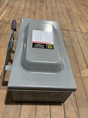 Square D D223N Fusible Safety Disconnect Switch 100A 240VAC 2P Type 1 Enclosure