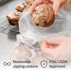 Clear Ziplock Reclosable Plastic Bag, 4 Mil, 3″ x 4″ – 2000 Pieces
