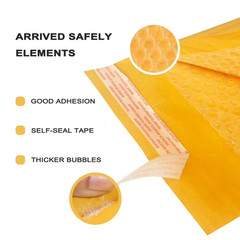 Kraft Bubble Mailers #00 #0 #1 #2 #3 #4 #5 #6 #7 Padded Shipping Envelopes