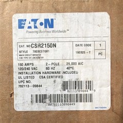 Eaton CSR2200N 200A 2-Pole 120/240V Main Circuit Breaker 25k AIC