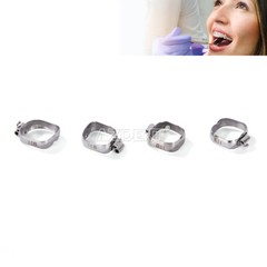 AZDENT Dental Orthodontic 1st Molar Bands with Buccal Tube Roth 0.022 16#-35#